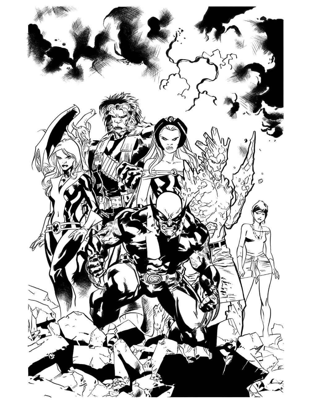 X-Men, studio di stile Stuart Immonen