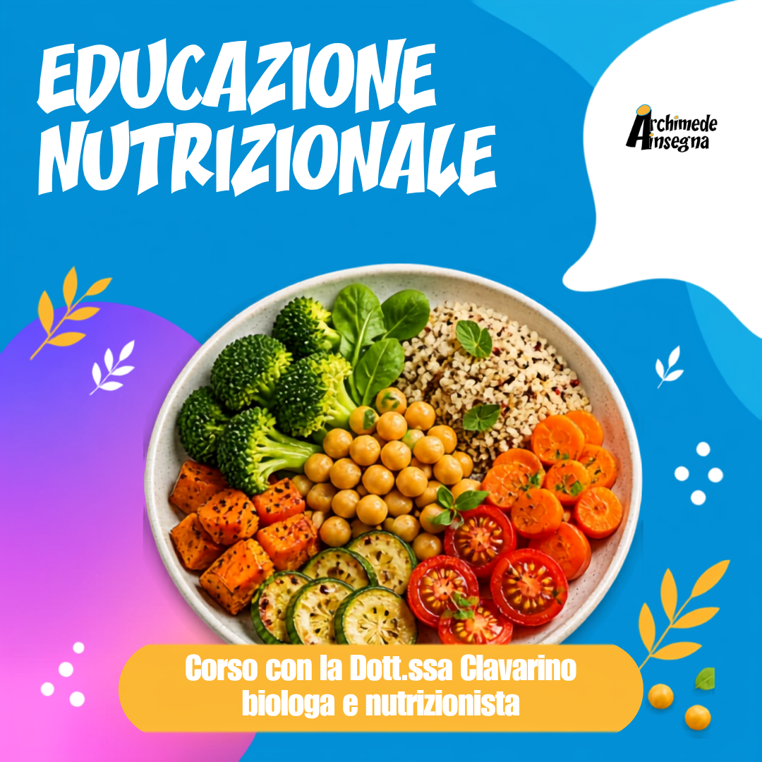 Educazione nutrizionale, post per Archimede Insegna