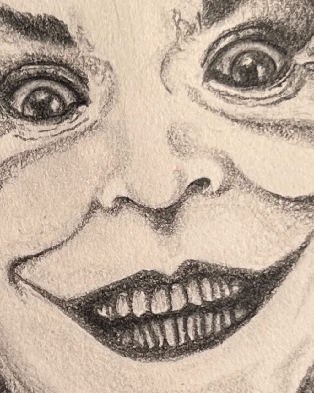 Joker, studio a matita