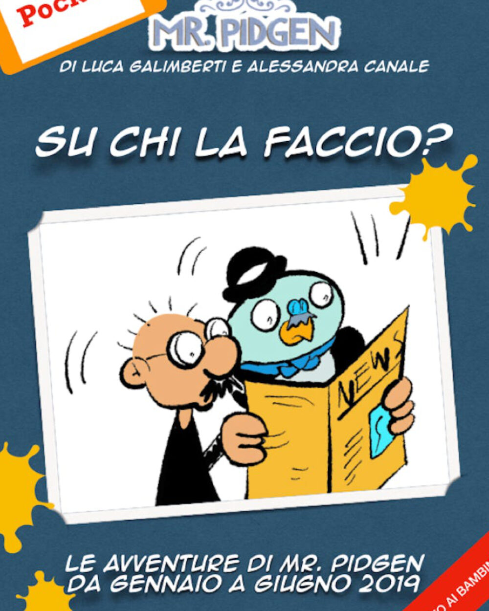 Su chi la faccio?, copertina libro Mr. Pidgen